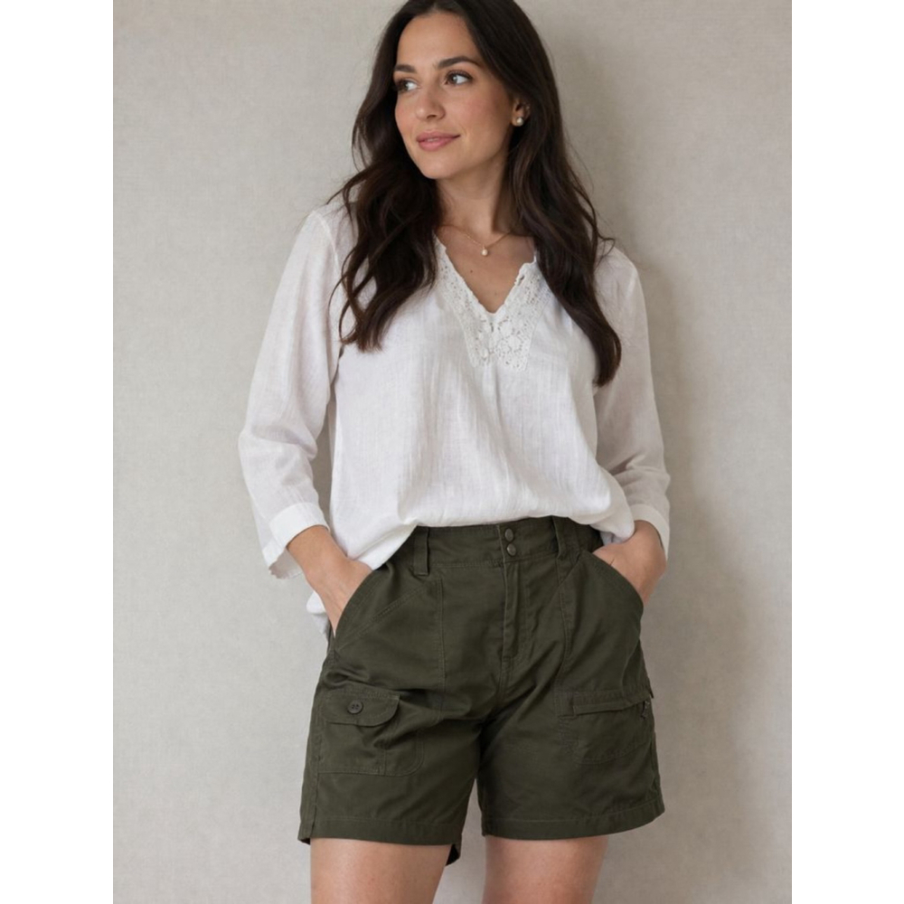 The North Face Olive Green Cargo Shorts
